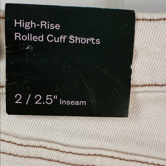 Wild Fable Cream Jean Shorts - Picture 3 of 3